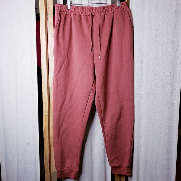 Rust 2pc Jogger Set w/ Crop Top - Picture 6 of 8